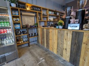 Commercial shop fitting - cafe renovation