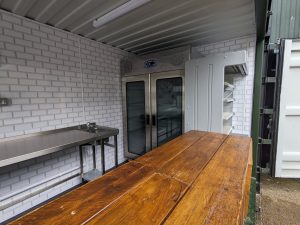 Commercial shop fitting - mobile coffee shop renovation